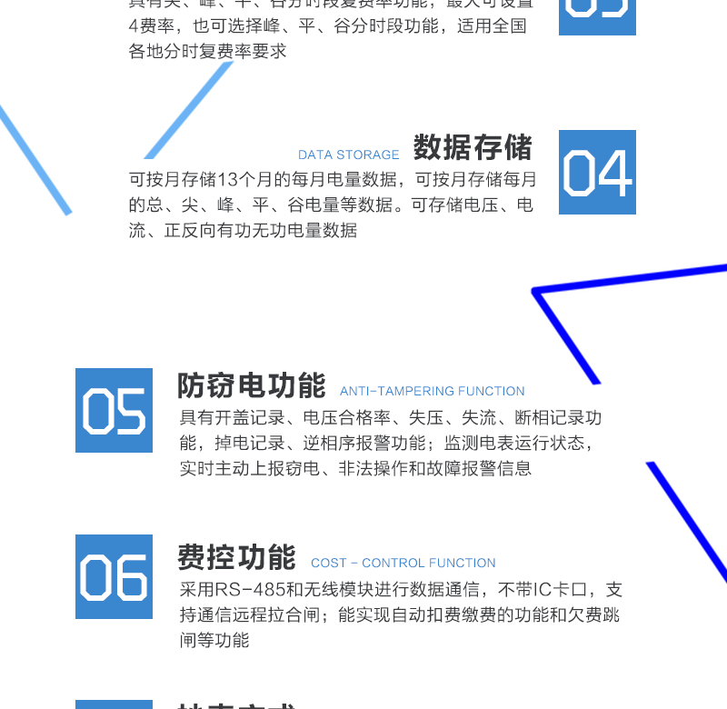 準確度等級
有功：0.5S級，1級
無功：2級